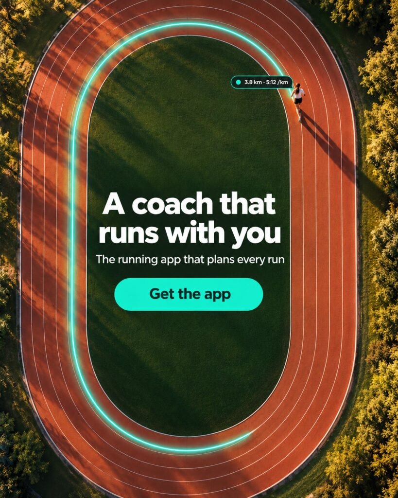 Fitness app install ad
