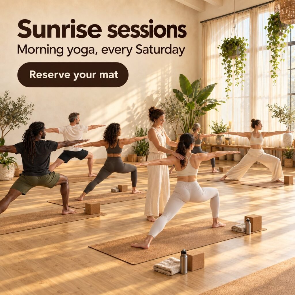 Yoga class booking
